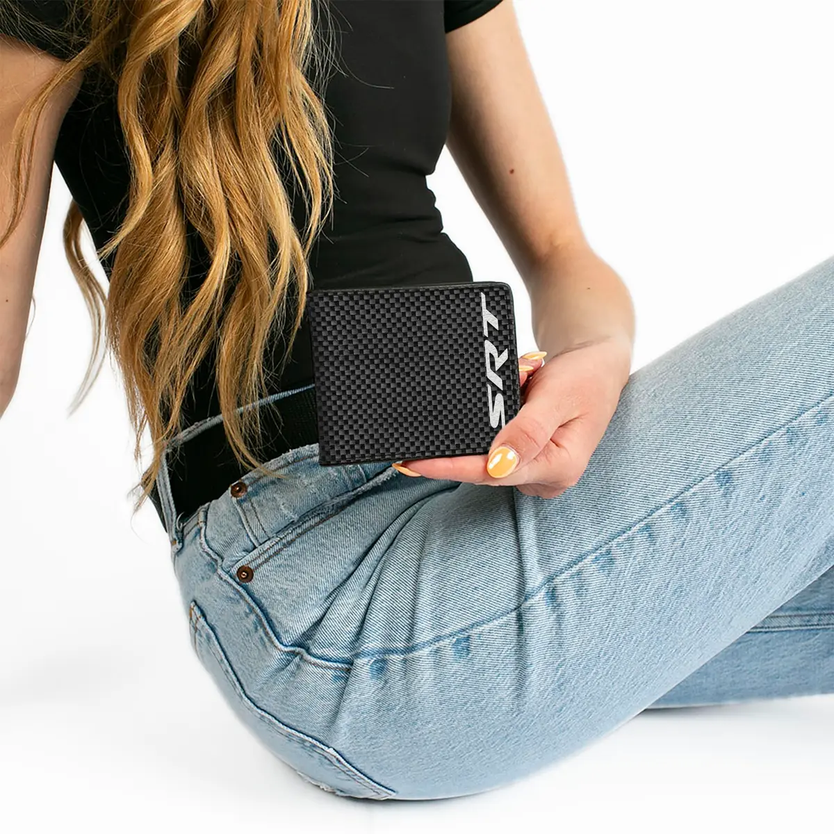 Buckle-Down Dodge Wallet, Bifold, SRT Carbon Fiber | Vegan Leather, Men - view 7