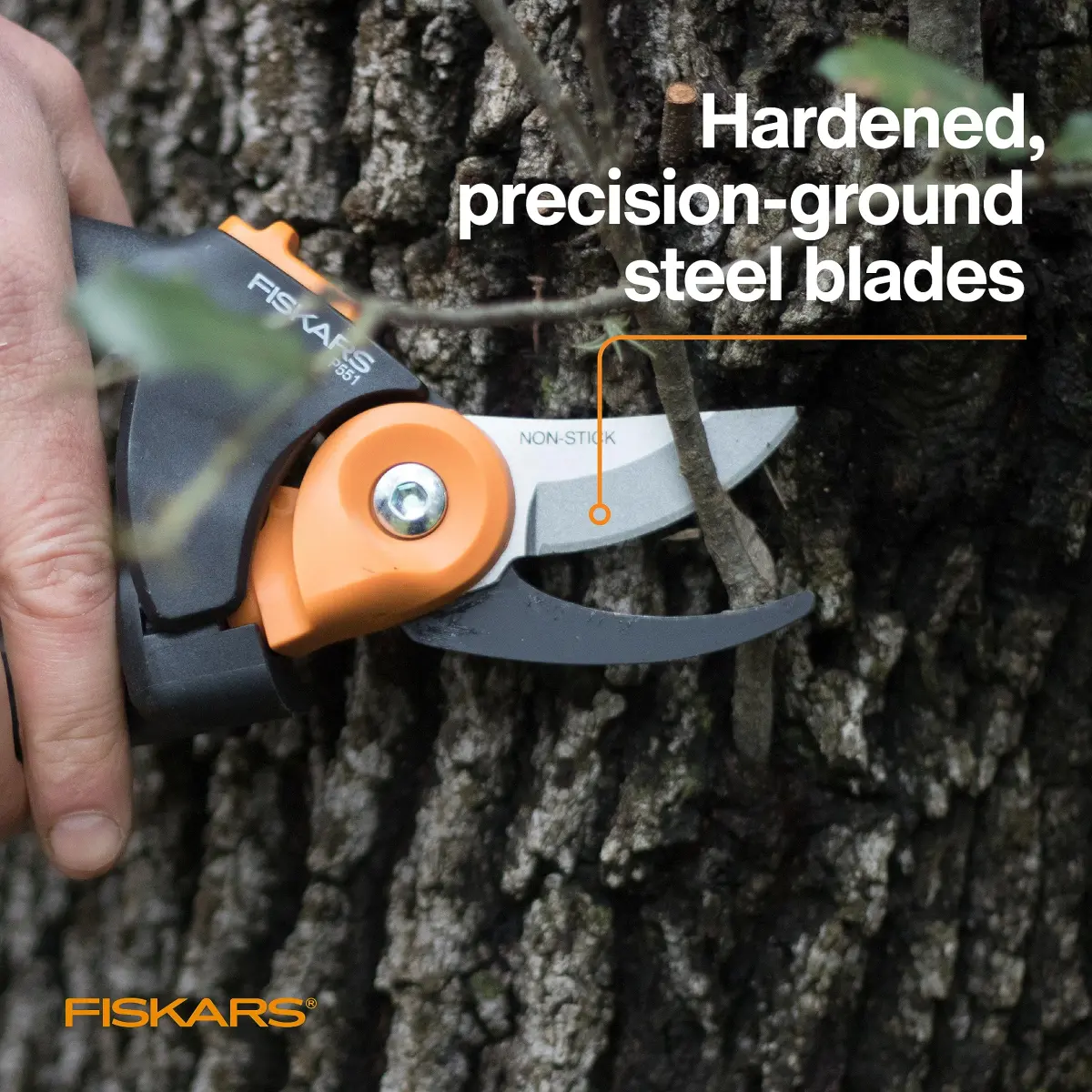 Fiskars PowerGear2 Bypass Pruning Shears 19 cm (3/4" Cut Capacity) | Patented Gear Technology Multiplies Power - view 5