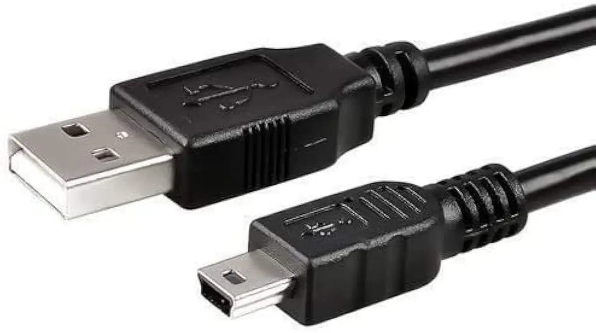 NiceTQ USB 2.0 A to Mini-B Cable 0.91m (3ft) | High-Speed Data Transfer for WD External Hard Drives - main product image