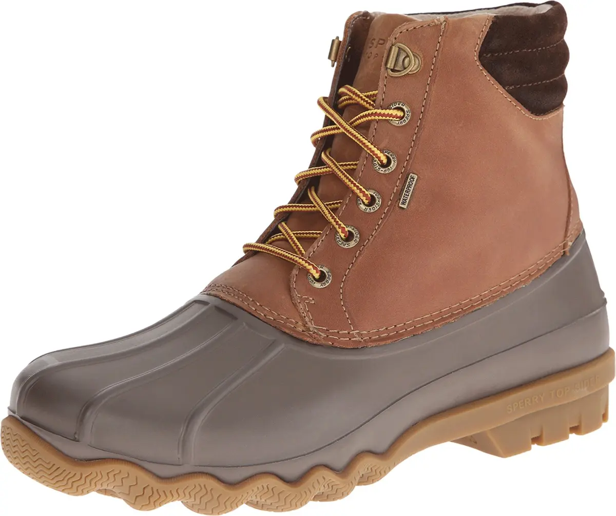 Sperry Avenue Duck Boot Waterproof Leather Ankle Boot 7.5 | Waterproof, Durable & Warm - main product image