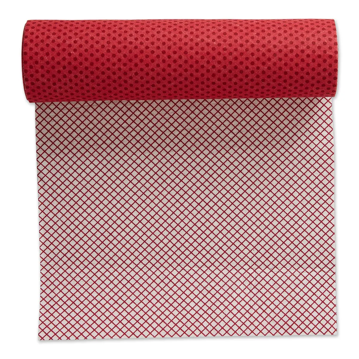 DII Fridge & Shelf Liner Collection Non-Adhesive 12x20 in Tango Red Dots | Washable & Cut to Fit - view 2