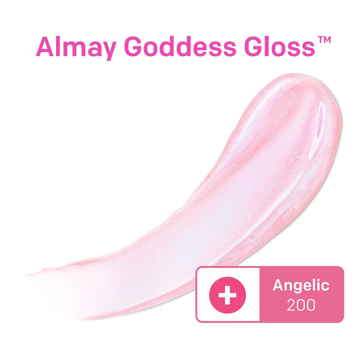 Almay Lip Gloss, Non-Sticky Lip Makeup, Holographic Glitter Finish, Hypoallergenic, 200 Angelic, 0.9 Oz | High-Glossy Sheer Lip Shine - view 5