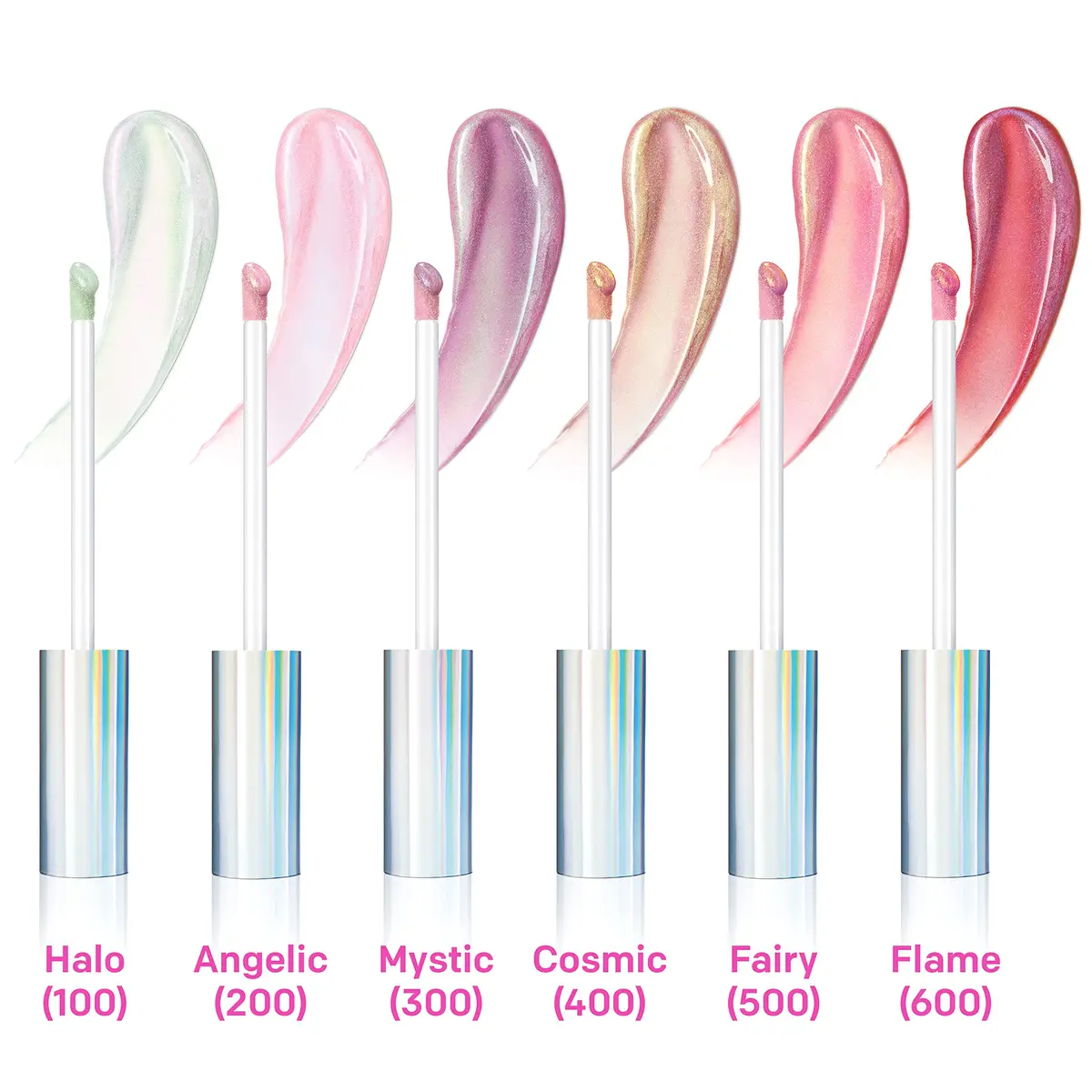 Almay Lip Gloss, Non-Sticky Lip Makeup, Holographic Glitter Finish, Hypoallergenic, 200 Angelic, 0.9 Oz | High-Glossy Sheer Lip Shine - view 8