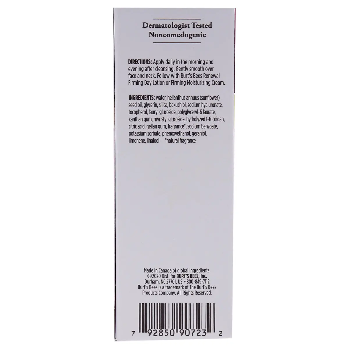 Burt's Bees Renewal Intensive Firming Serum with Bakuchiol 1 oz | Natural Retinol Alternative - view 7