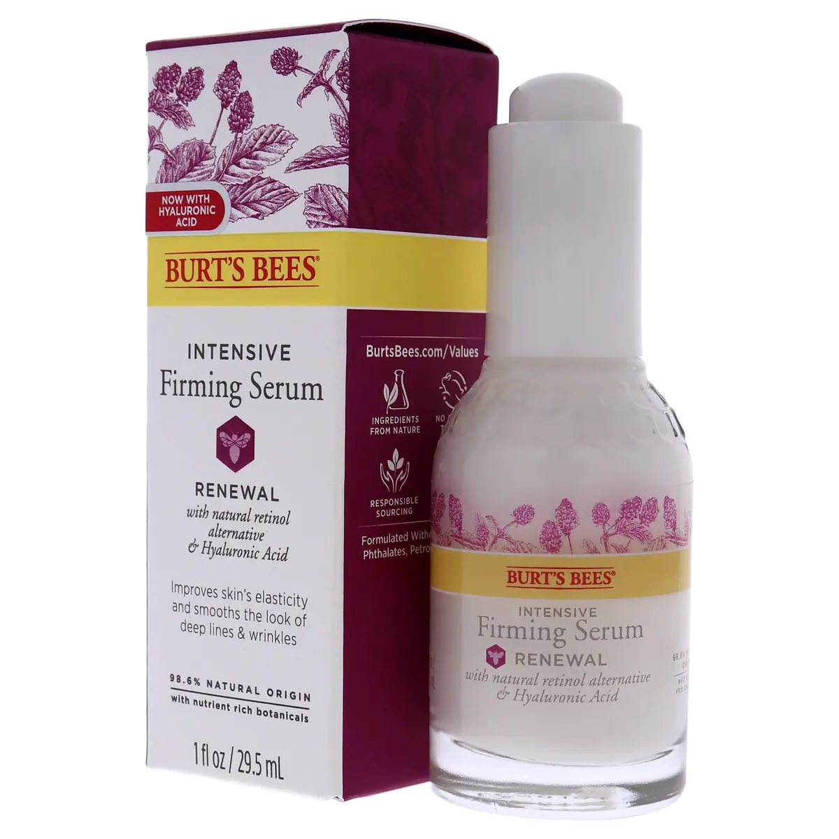Burt's Bees Renewal Intensive Firming Serum with Bakuchiol 1 oz | Natural Retinol Alternative - view 4