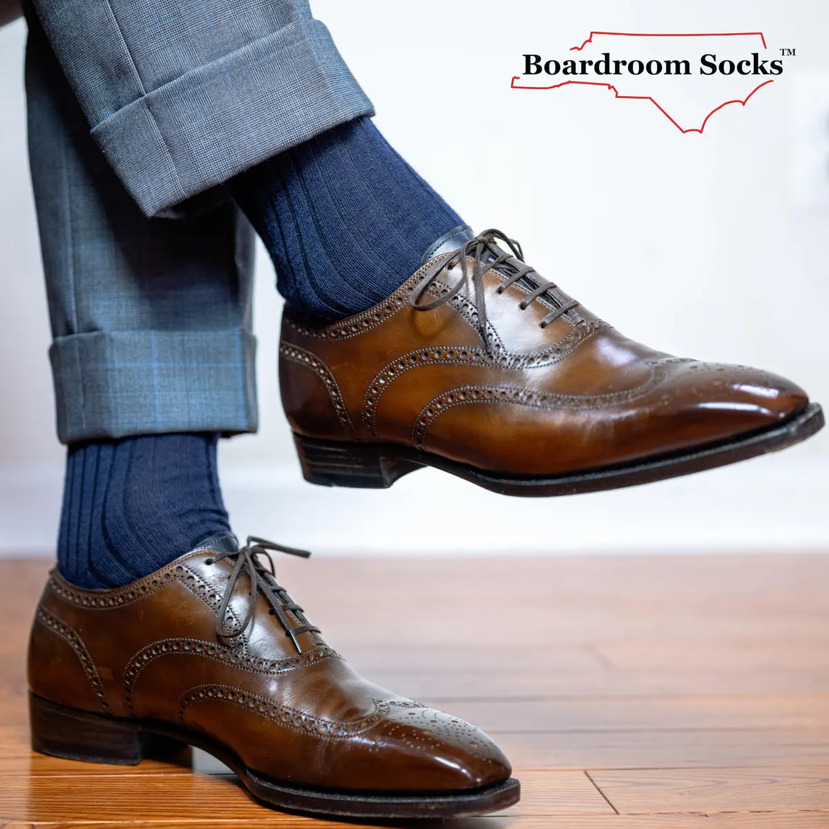 BoardroomSocks Merino Wool Mid-Calf Dress Socks for Men, Ribbed Style, 8-12 | Classic Comfort & Style - view 8