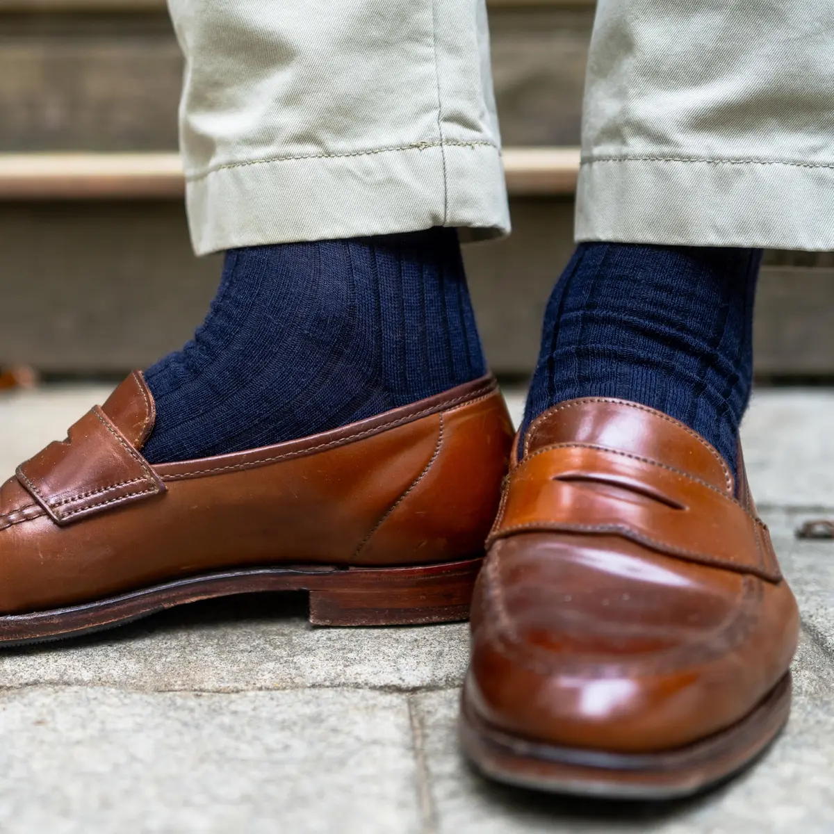 BoardroomSocks Merino Wool Mid-Calf Dress Socks for Men, Ribbed Style, 8-12 | Classic Comfort & Style - view 2