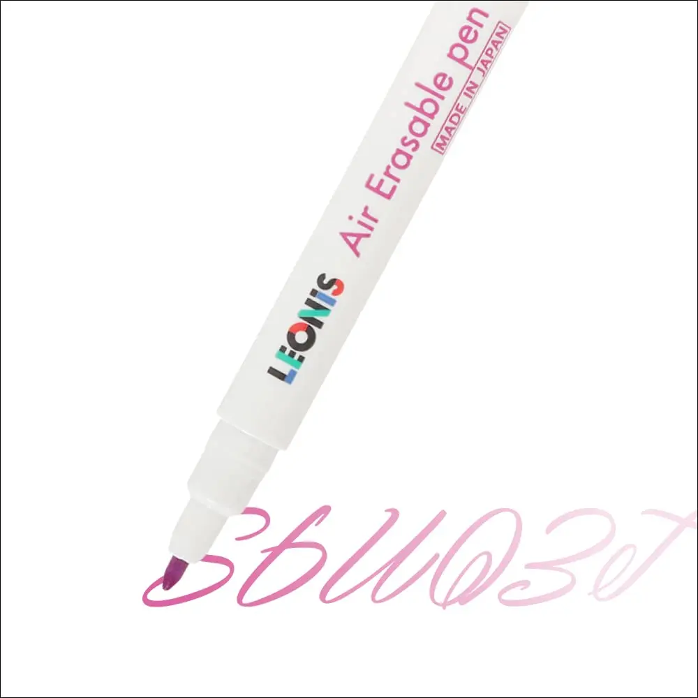 LEONIS Disappearing Ink Fabric Marking Pen Pink 5 Count Pack | Precise, Water Erasable, 500m Guarantee - view 2