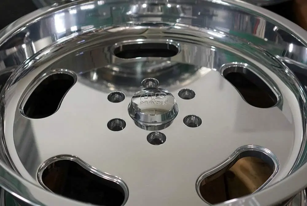 US Mags U101 INDY 15x8 5x4.75 HL-POLISH | Vintage Style Aluminum Wheel - view 4