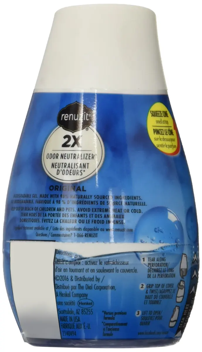 Renuzit Super Odor Killer Adjustable Air Freshener 7.5 oz | Neutralizes Stale Odors in Small Spaces - view 2