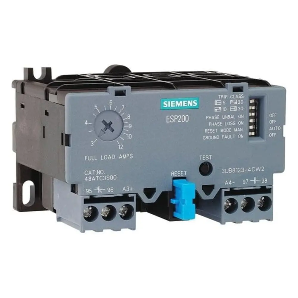 Siemens Solid State Overload Relay ESP200 10-40A | Adjustable Trip Class 5/10/20/30 | 3-Phase - main product image