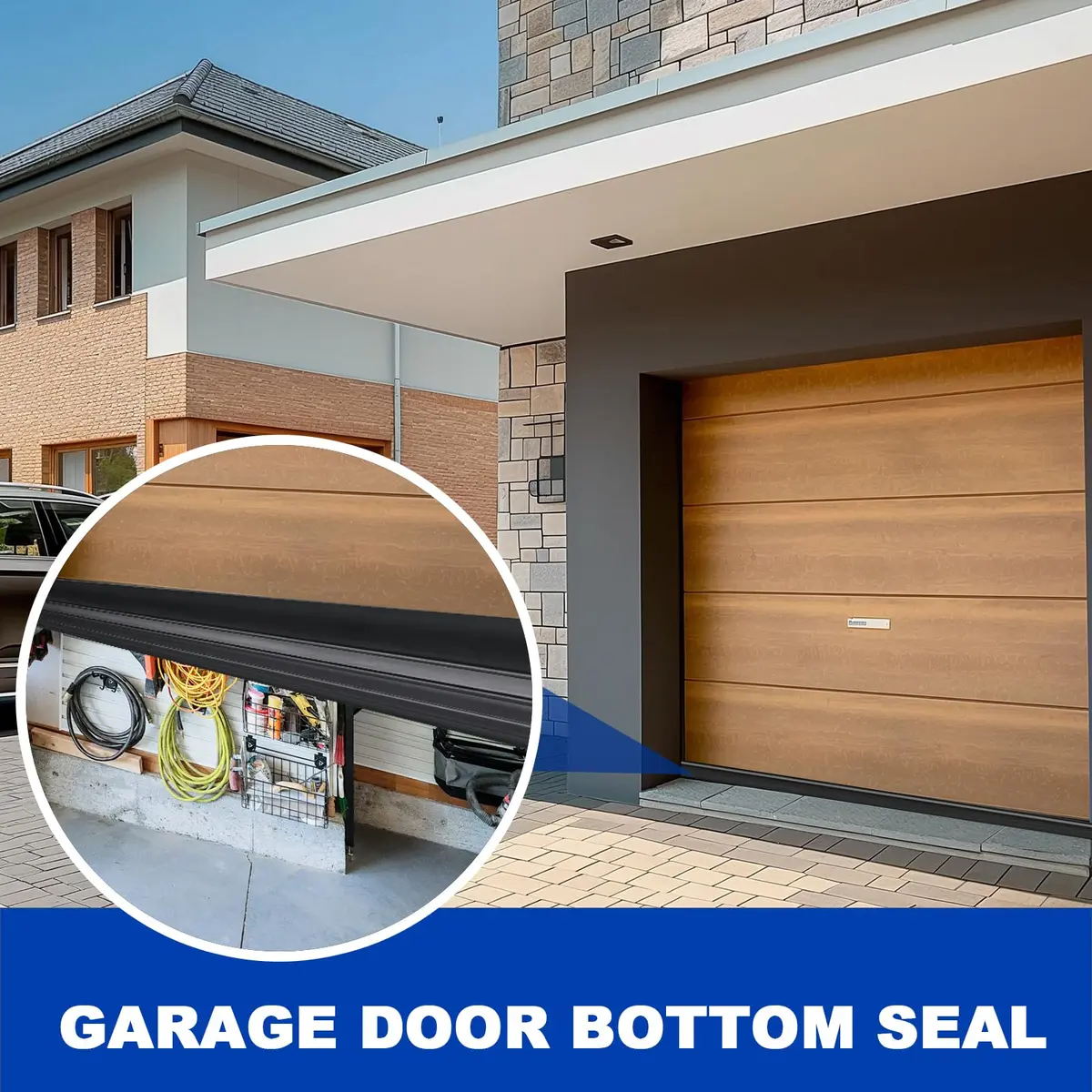 DGSL Garage Door Bottom Seal, 5/16 T-End Rubber Weather Stripping, 3.05m (10 ft) | Heavy-duty waterproof rubber for airtight garage protection - view 8