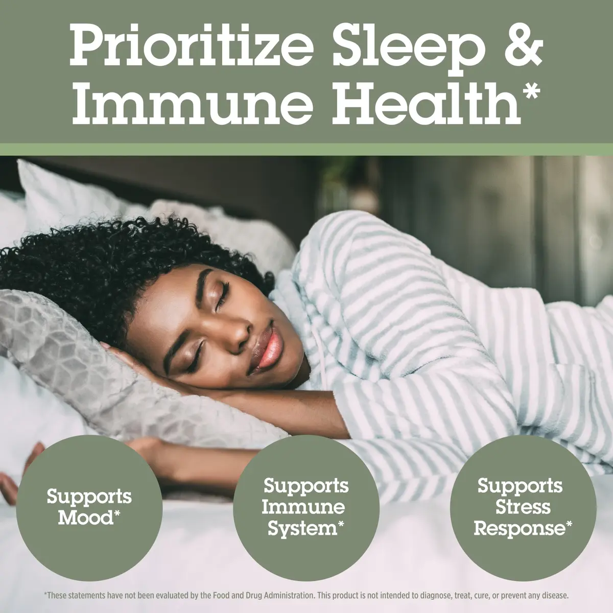 Quantum Sleep Immune Melatonin 5mg Herbal Sleep Aid | Supports Rest & Immunity, 30 Capsules - view 4