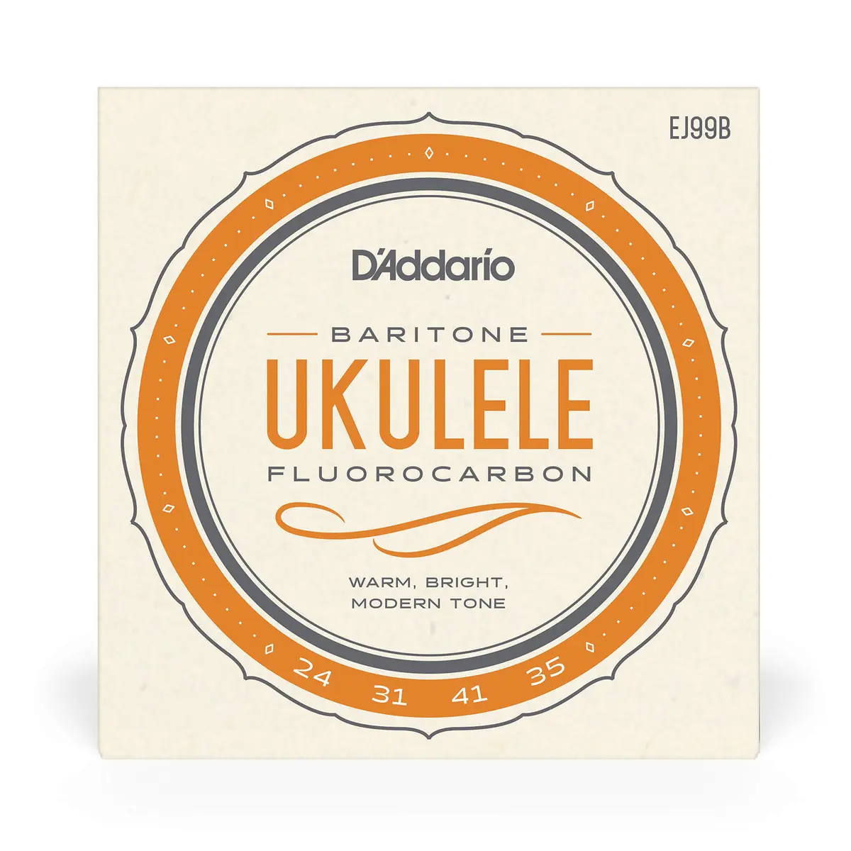 D'Addario EJ99B Fluorocarbon Baritone Ukulele Strings Set | Bright, Modern Tone & Tuning Stability - view 2