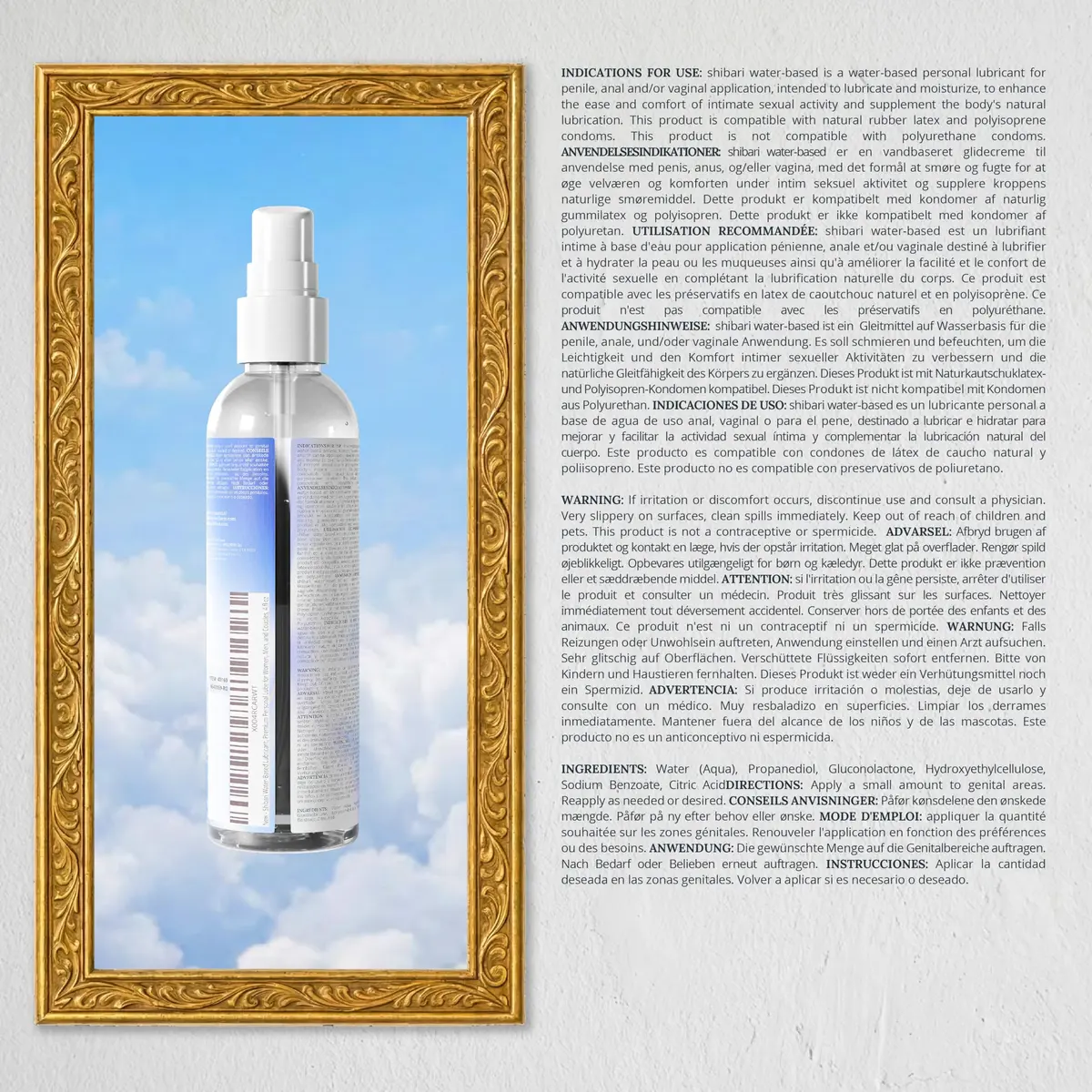 Shibari Water Based Personal Lubricant 118ml (4 Fl Oz) | pH Balanced, Sensitive Skin Formula - view 2