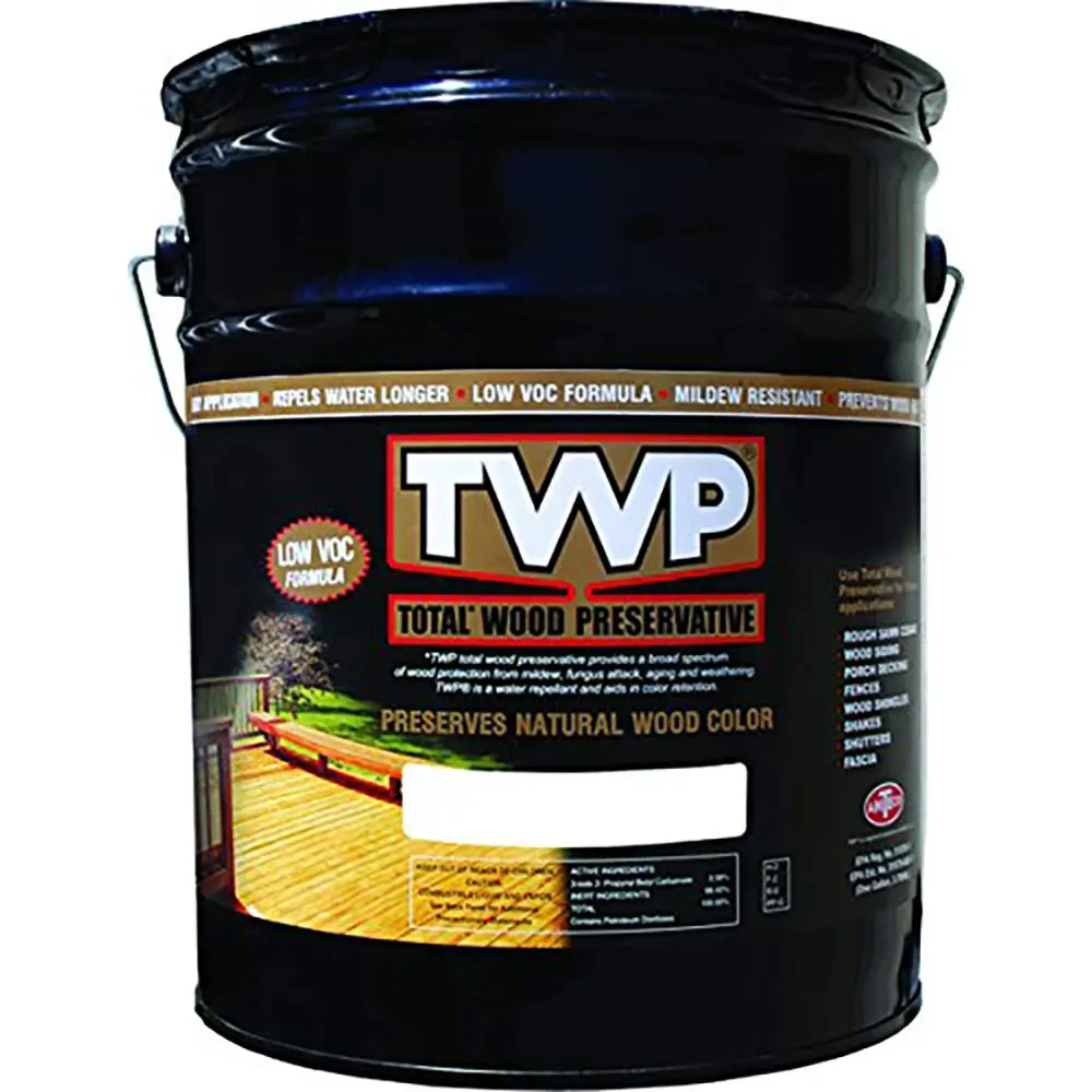Amteco TWP 1515 Honeytone Low Voc Preservative Stain 22.7kg (50lb) | Exterior Wood Finish with Low VOC (120 chars) - view 2