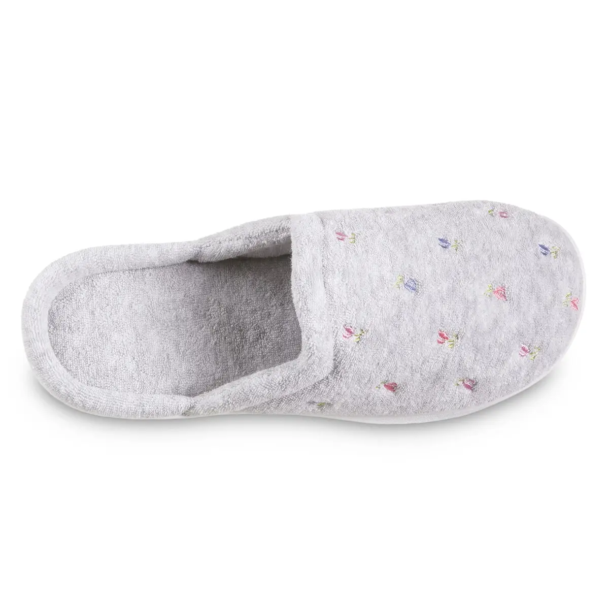 isotoner Women's Indoor/Outdoor Slip-on Secret Sole Clog Slippers 9.5-10 | Memory Foam Comfort & Heal Support - view 5