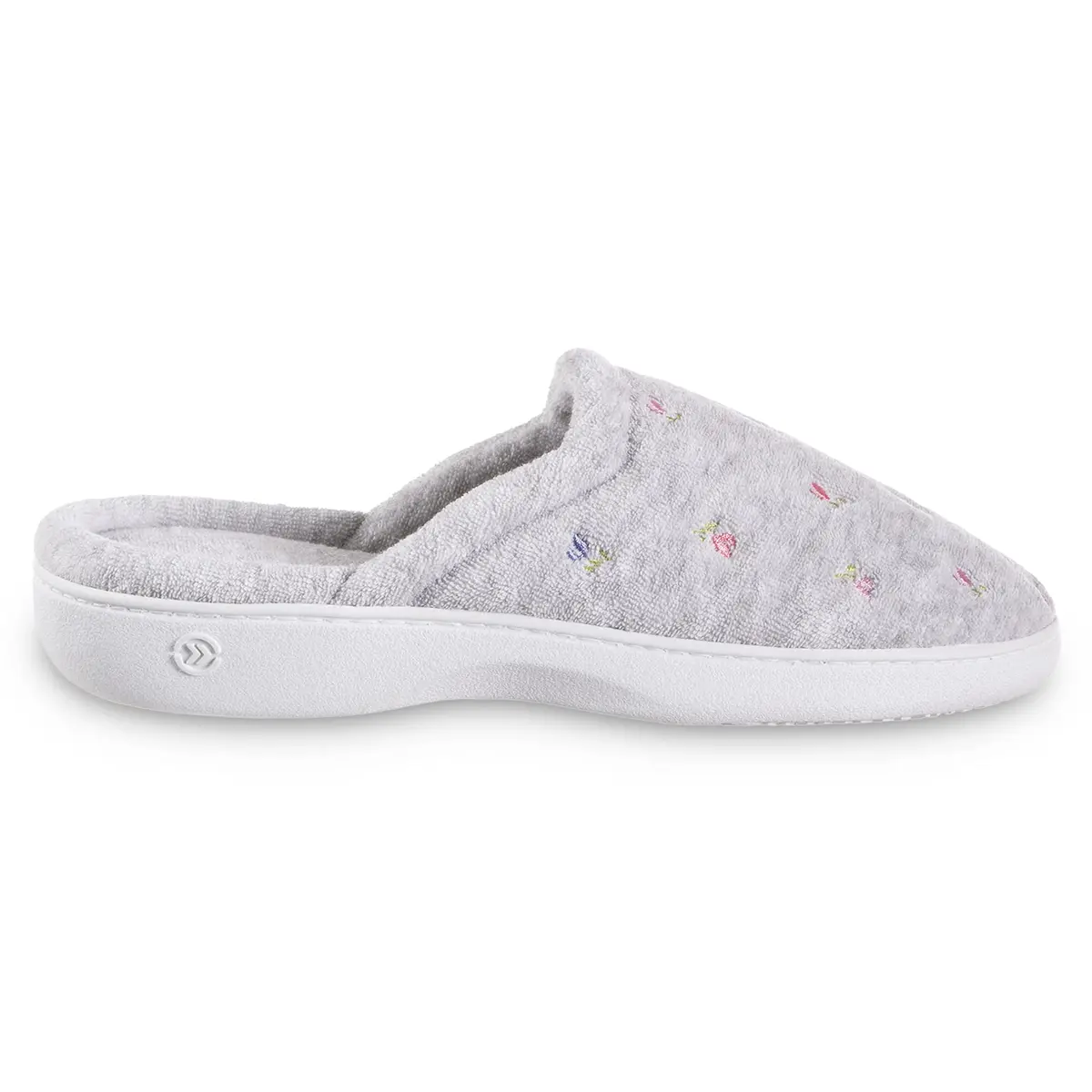 isotoner Women's Indoor/Outdoor Slip-on Secret Sole Clog Slippers 9.5-10 | Memory Foam Comfort & Heal Support - view 6