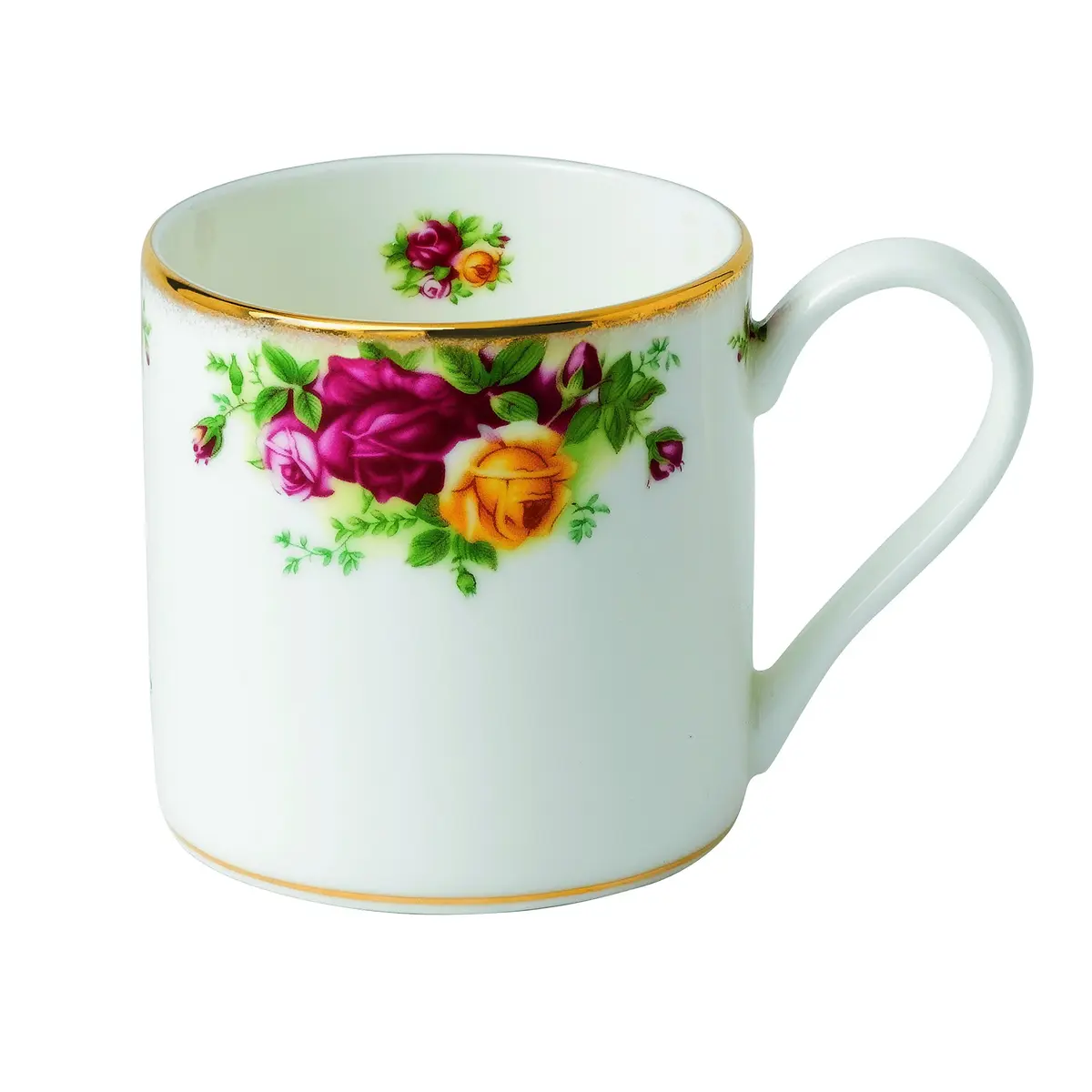 Royal Albert Old Country Roses Mug 12oz | Elegant Bone China with Gold Accents - main product image