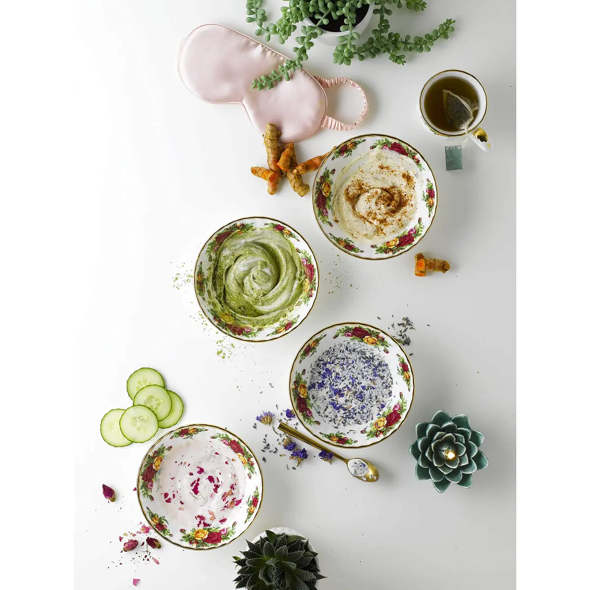 Royal Albert Old Country Roses Mug 12oz | Elegant Bone China with Gold Accents - view 2