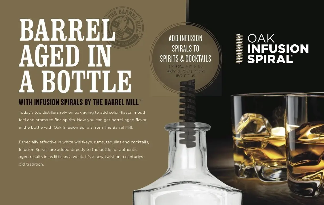Oak Infusion Spiral Barrel Aged Oak Infusion Spiral 2 Pack | Age Your Whiskey - view 5