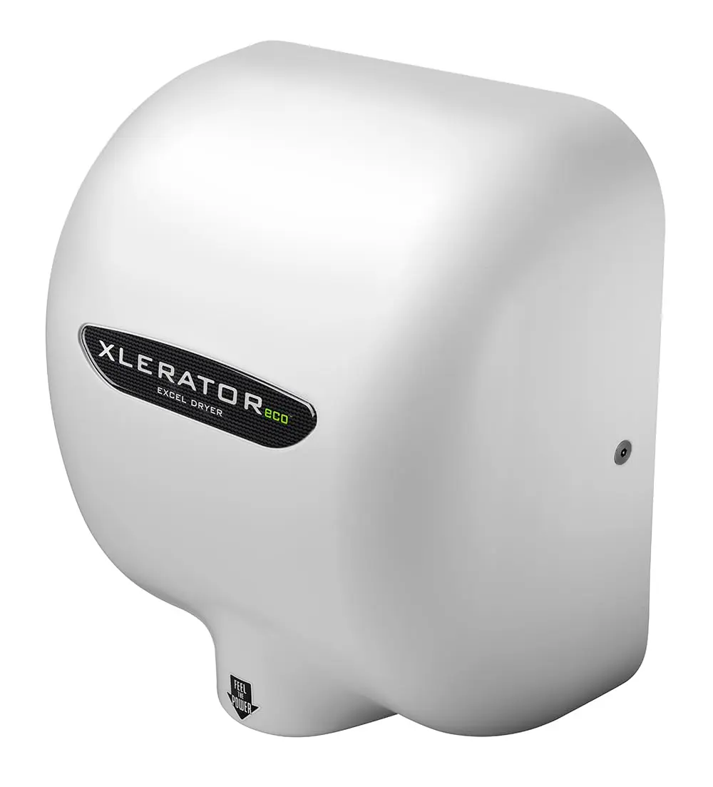 Excel Dryer XL-WV-ECO Hand Dryer XLERATOR XL-W-ECO Surface-Mounted, White Epoxy, 208-277V | Energy-Efficient, No Heat Drying - view 4