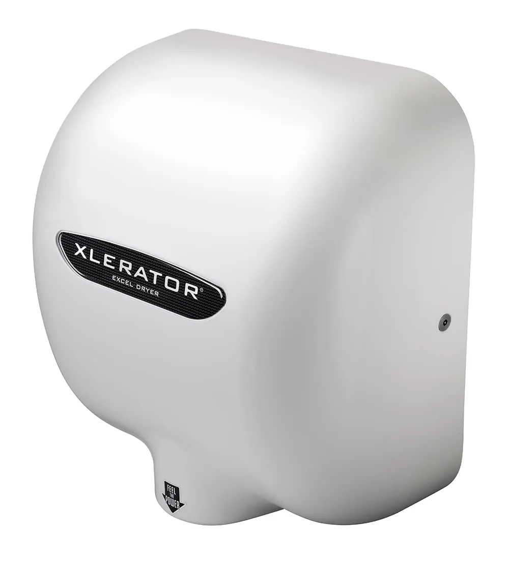 XLERATOR Hand Dryer 208-277V | Energy-Efficient, Surface-Mounted, White Thermoset Cover - view 4