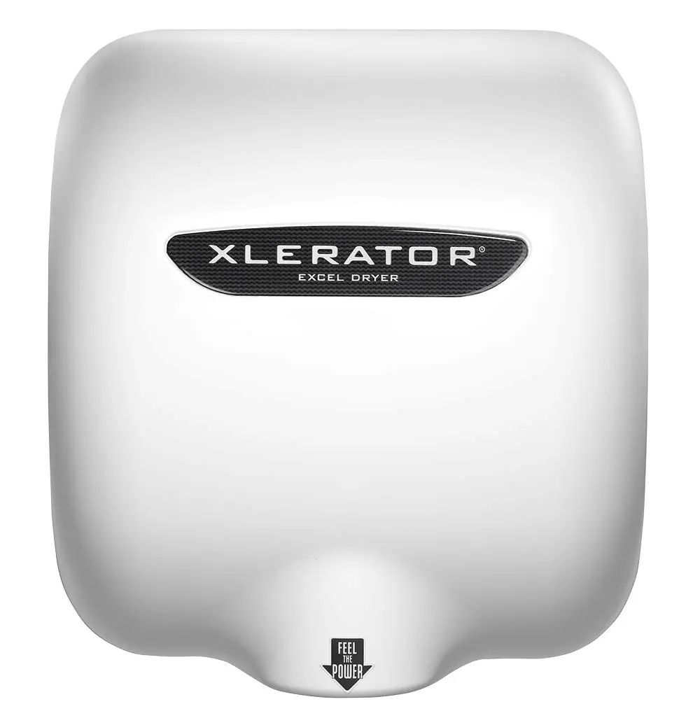 XLERATOR Hand Dryer 208-277V | Energy-Efficient, Surface-Mounted, White Thermoset Cover - view 2