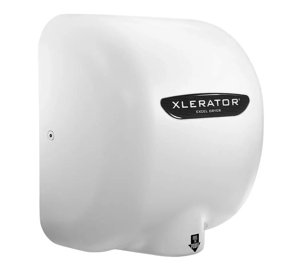 XLERATOR Hand Dryer 208-277V | Energy-Efficient, Surface-Mounted, White Thermoset Cover - view 3