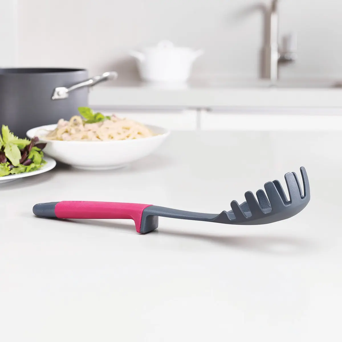 Joseph Joseph Carousel Nylon Kitchen Utensil Set with Rotating Stand | 6 Non-Stick Tools, Multicolor - view 9