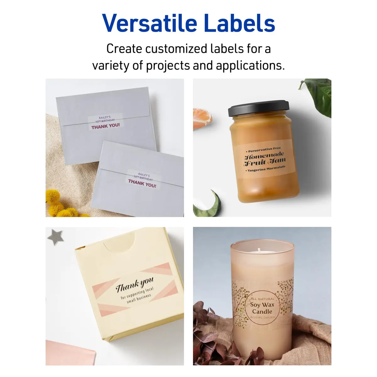 Avery Printable Shipping Labels with Sure Feed 2" x 4" | Customizable Matte Clear Labels for Mailing & Shipping - view 7