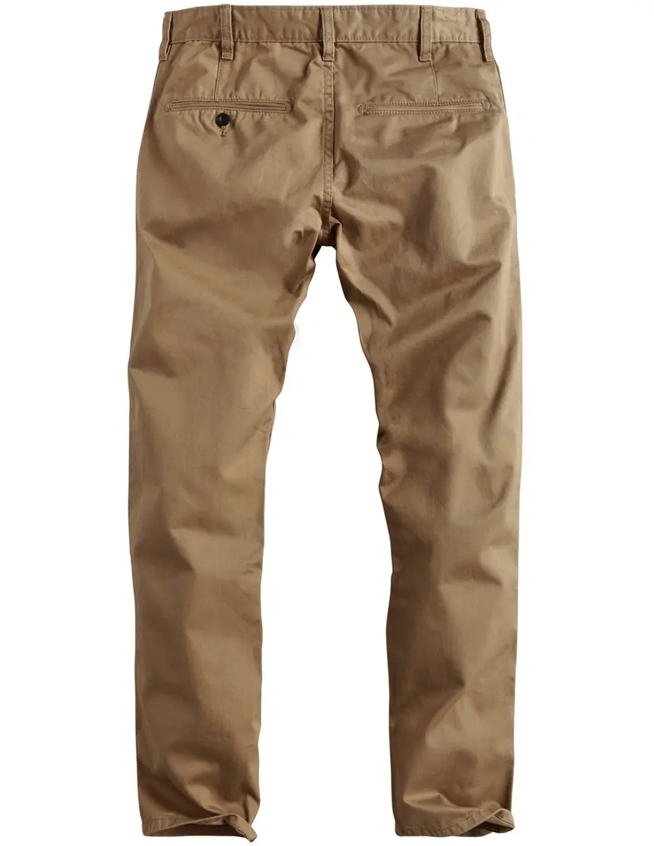 Match Men's Tapered Flat Front Casual Chino Pants (38, Khaki) | Breathable 100% Cotton for Daily Comfort - view 5