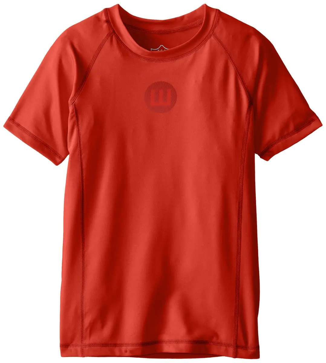 Wes & Willy Sun Safe Rash Guard Bright Red 5T | UPF 50+ Quick Dry for Boys - main product image