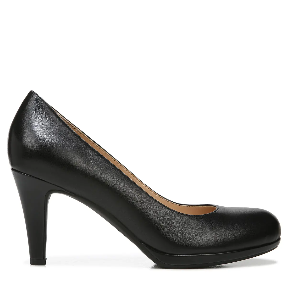 Naturalizer Women's Michelle Pump Black Leather 10 M | Classic all-day heel with contour+ comfort - view 9