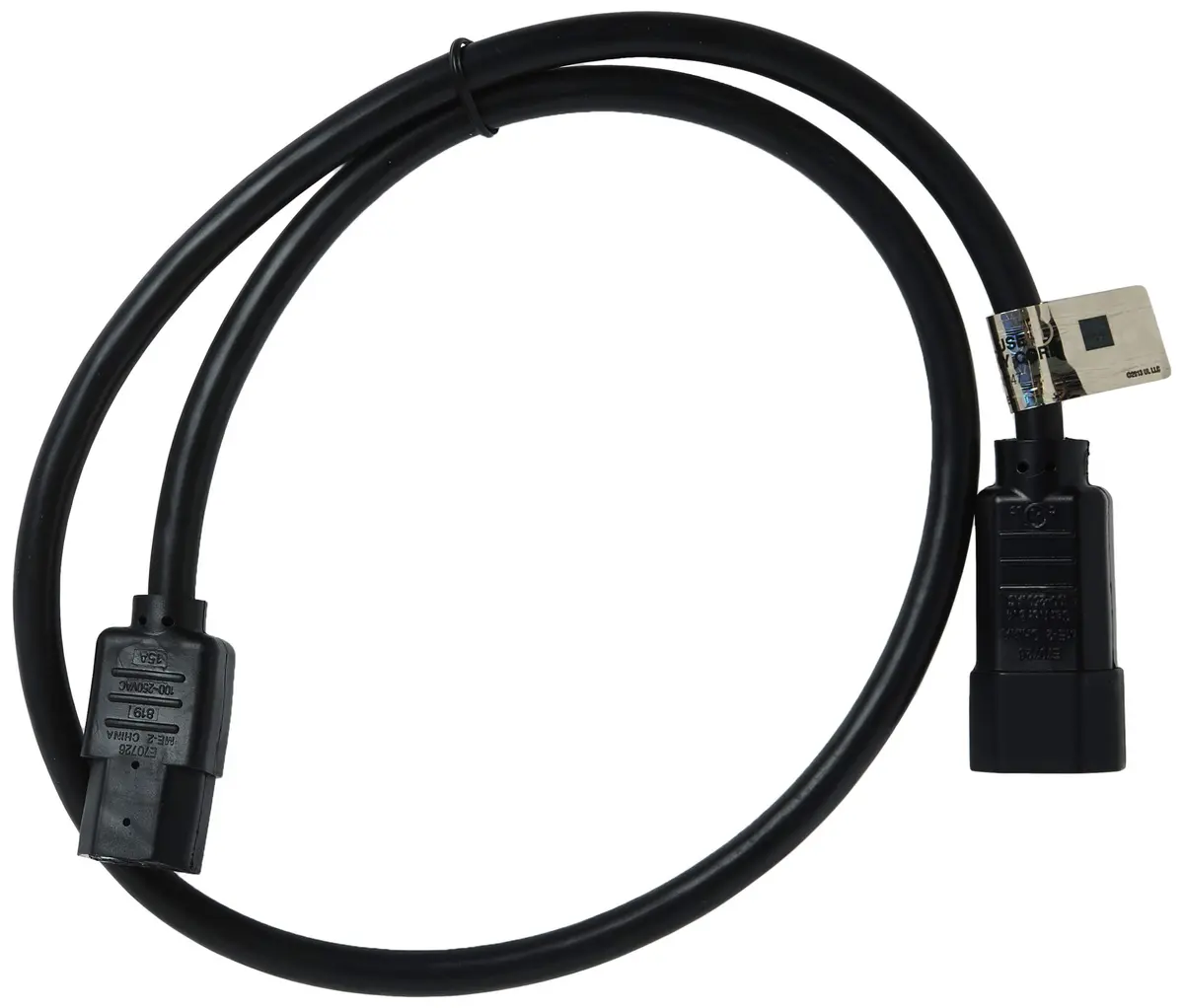 TRIPP LITE Heavy Duty Power Extension Cord 3 ft. (0.91 m) 15A 14AWG C14 to C13 Black | UL Listed & RoHS Compliant - view 2