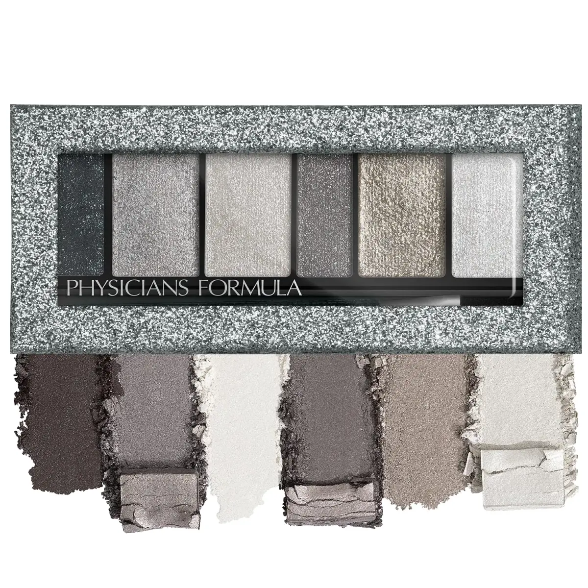 Physicians Formula Shimmer Strips Custom Eye Enhancing Eyeshadow Palette Smoky Eyes | Hypoallergenic, Blendable, 6 Shimmery Shades - main product image