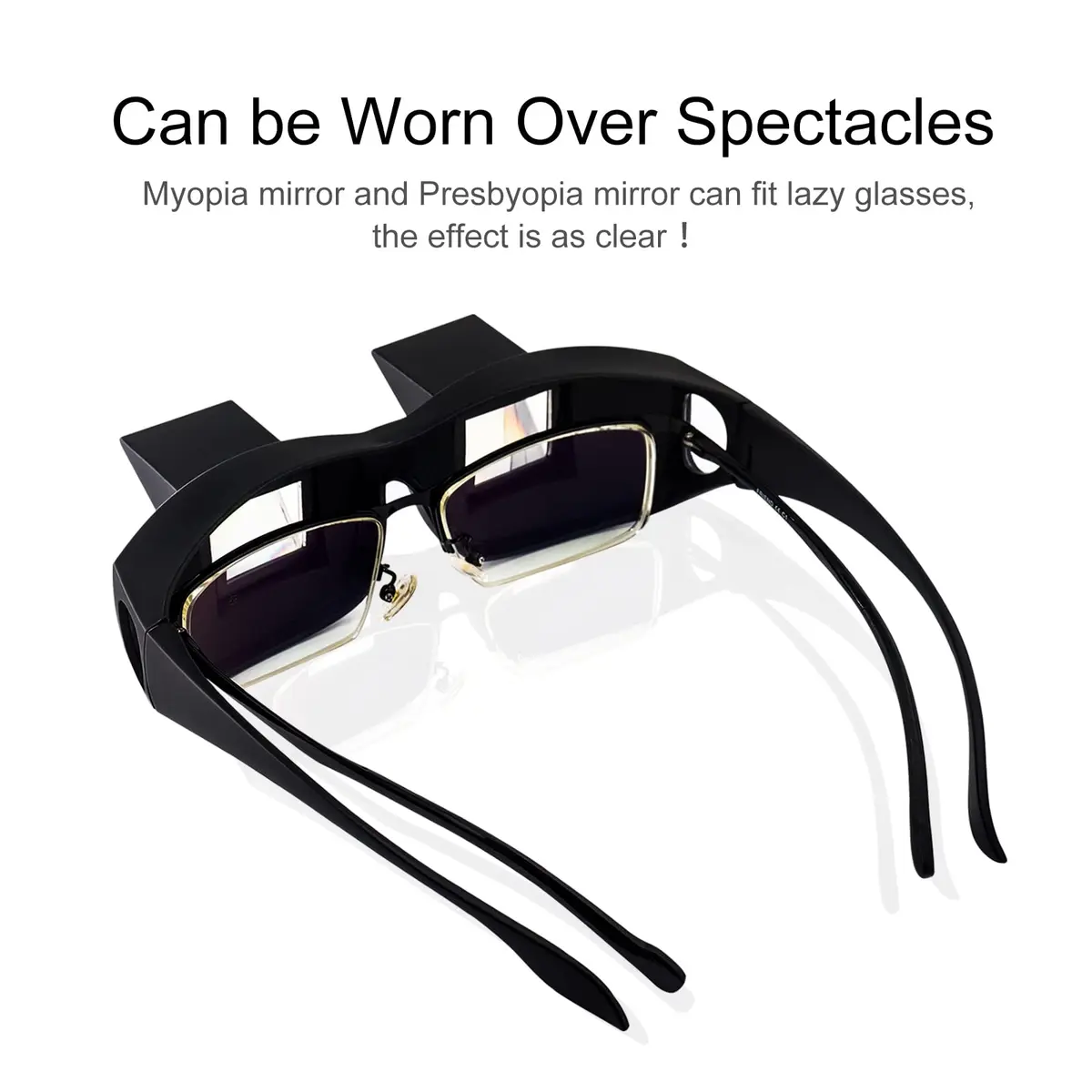 okcsc Horizontal Lazy Glasses Lying Down Bed Reading Watching HD Prism Glasses 158mm (6.22 in) - view 4