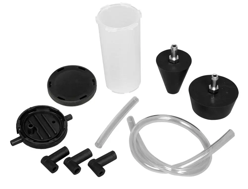 Lisle Power Steering EVAC Kit with Brake Bleeder Adapters | 0.27 kg (0.6 lb) Universal Fit - main product image
