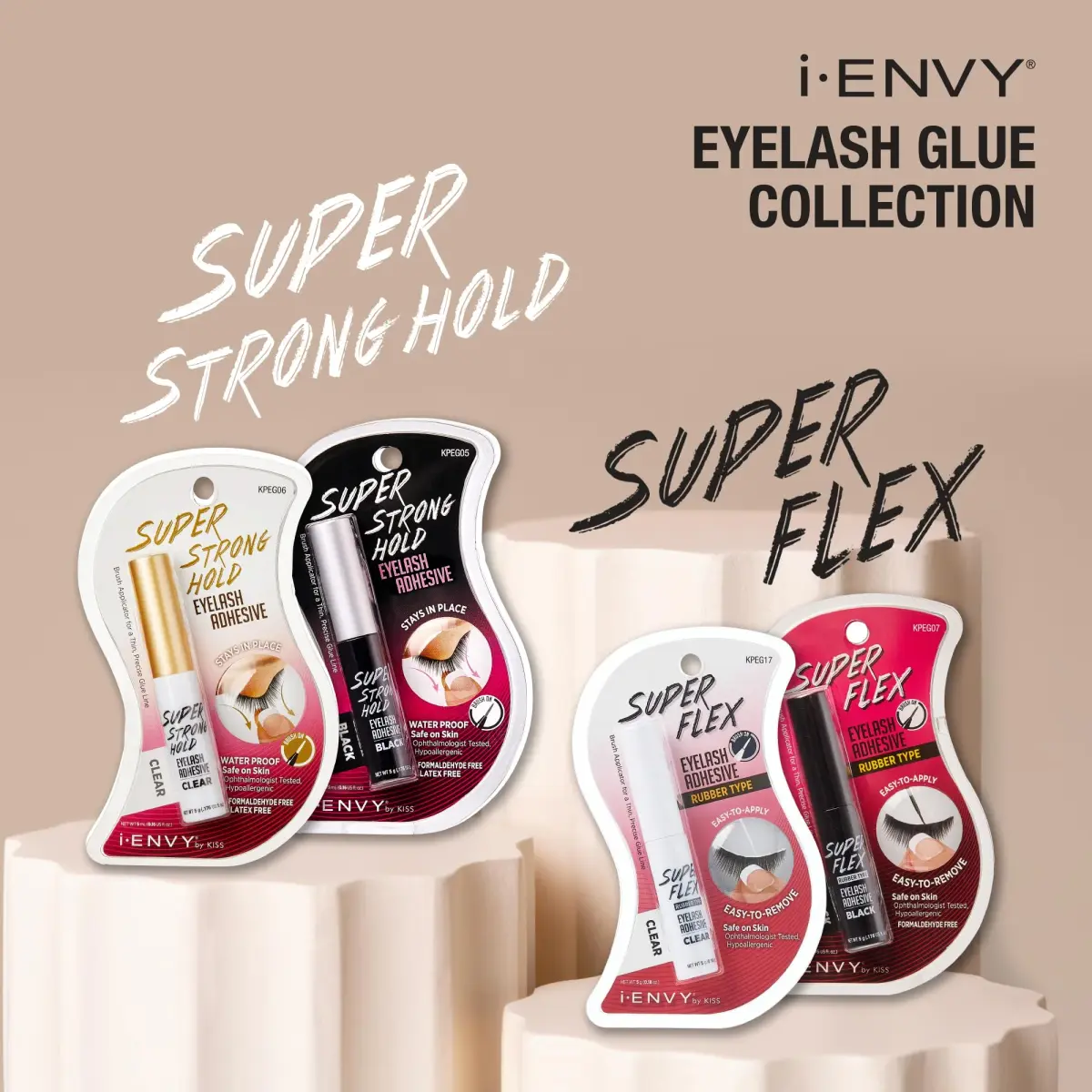iENVY Super Strong Hold Eyelash Adhesive Black 5ml (0.17 Fl Oz) | Waterproof & Sweatproof for 48-Hour Hold - view 3