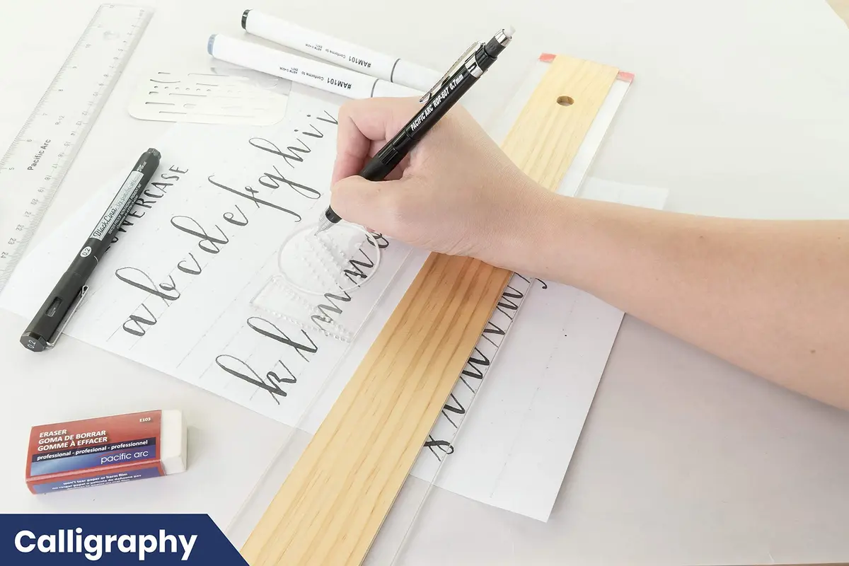 Pacific Arc Ames Lettering Guide for Drawing & Architecture | 15.24cm x 2.54cm x 0.5cm - view 5
