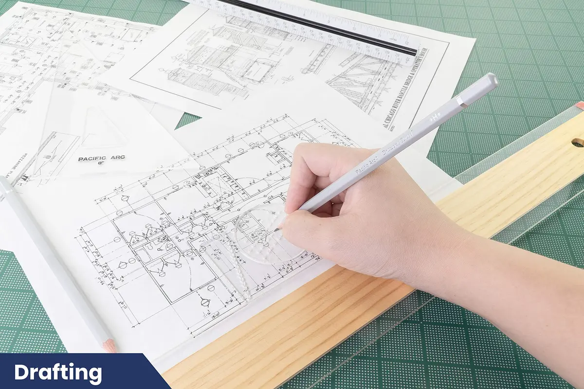 Pacific Arc Ames Lettering Guide for Drawing & Architecture | 15.24cm x 2.54cm x 0.5cm - view 7