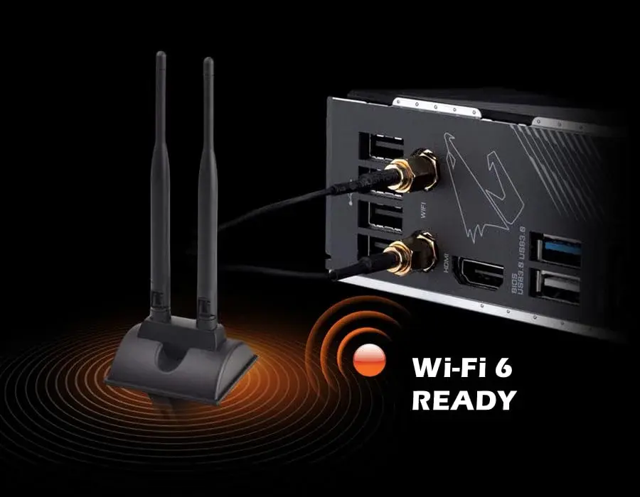 TECHTOO Dual Band WiFi Antenna 6dBi (2.4/5.8GHz) with RP-SMA Connector & Magnetic Base | Extends Wireless Range to Dead Spots - view 5