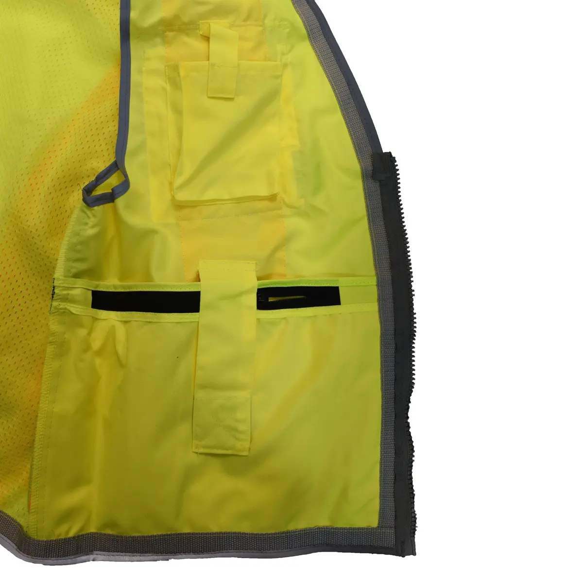 Radians SV55 Hi Vis Type R Class 2 Engineer Safety Vest, Green, M | Heavy Duty Reflective Workwear - view 5