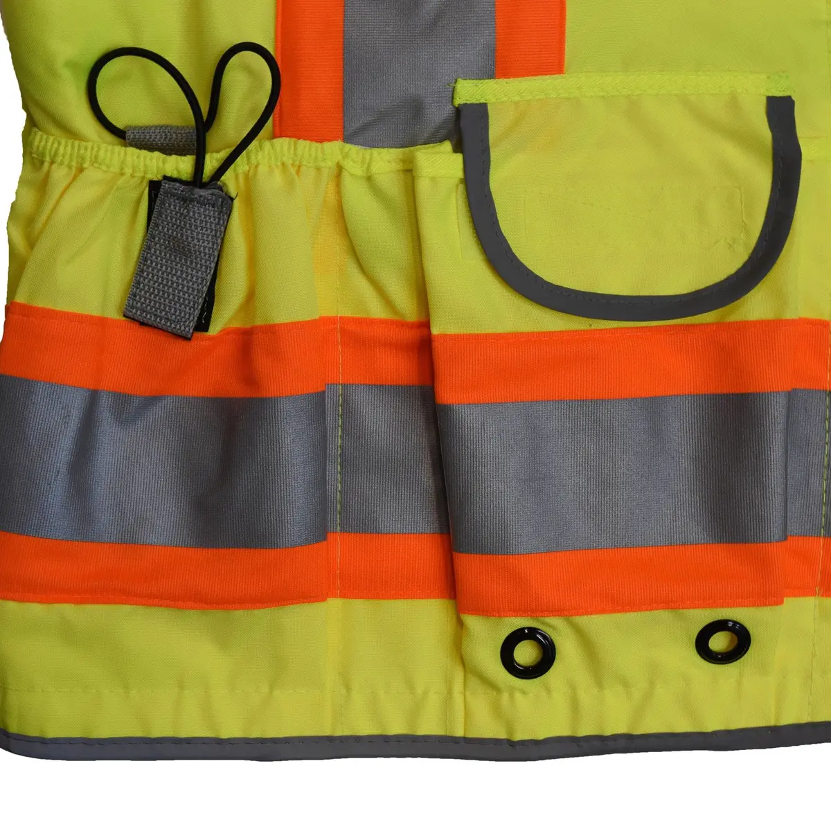 Radians SV55 Hi Vis Type R Class 2 Engineer Safety Vest, Green, M | Heavy Duty Reflective Workwear - view 4