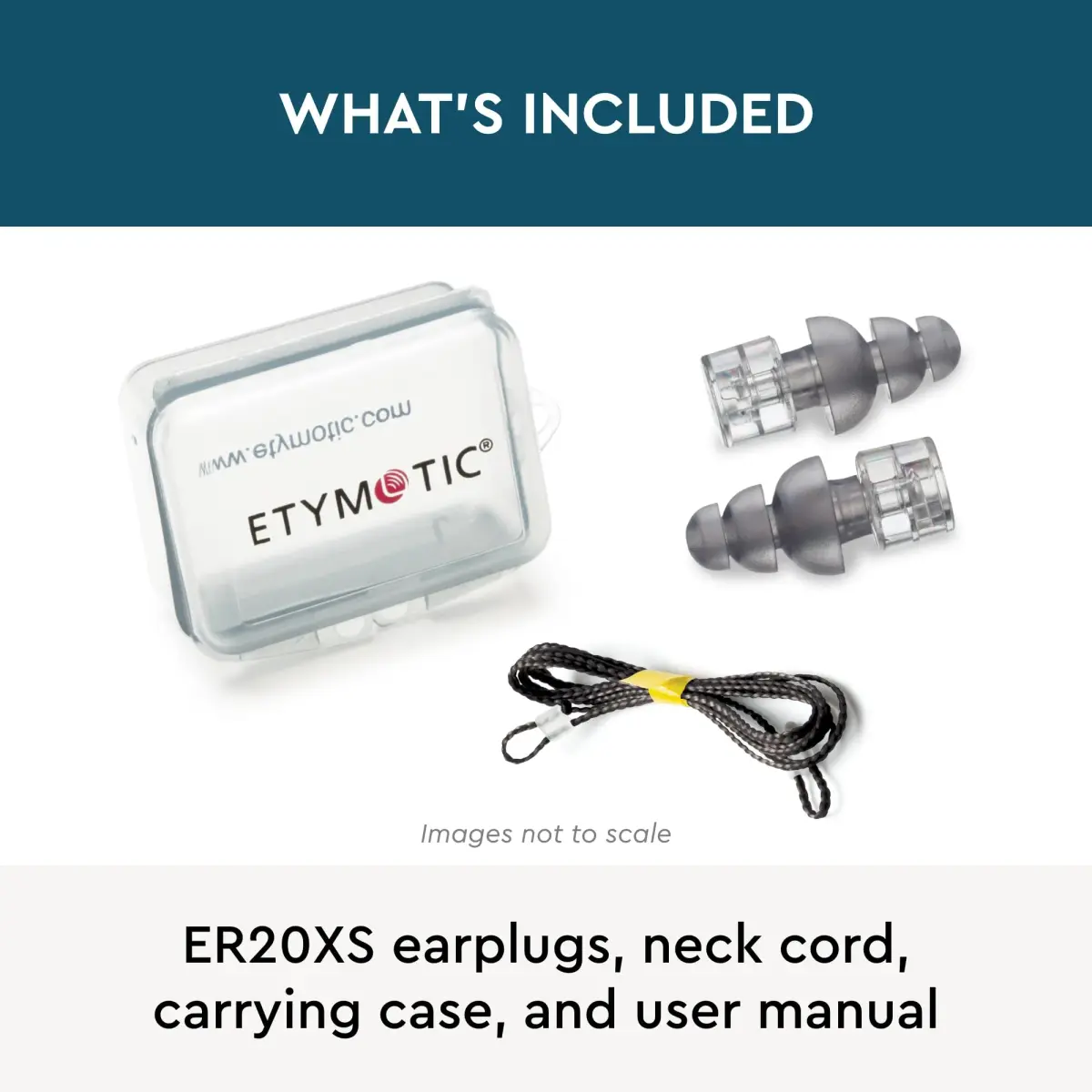Etymotic ER20XS ETY Earplugs Standard Size Frost | High-Fidelity Hearing Protection 20 dB Reduction - view 6