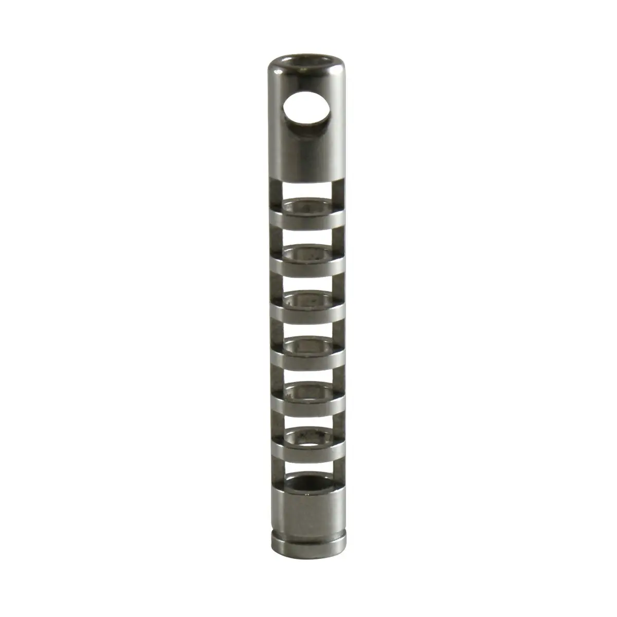 TEC Accessories Isotope S323 Stainless Steel Lantern Housing | Compact Glow Keychain in Silver - main product image