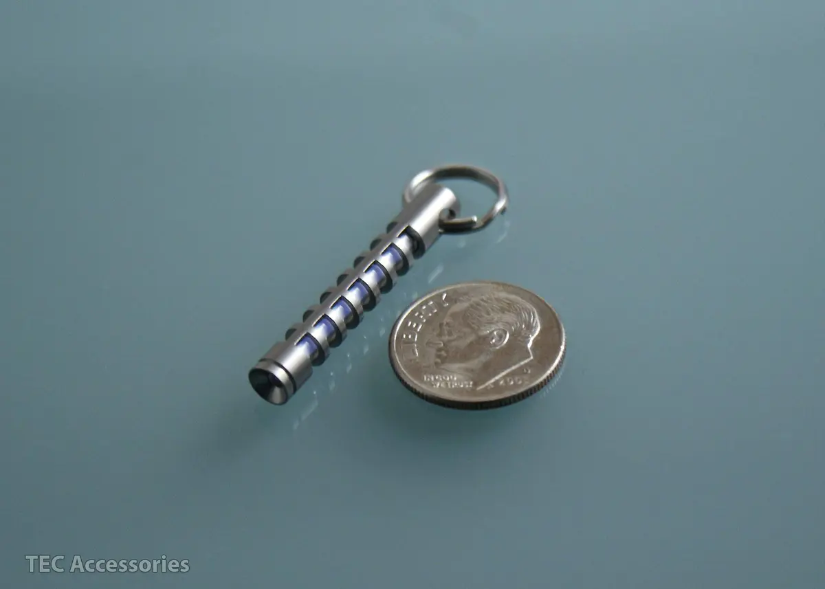 TEC Accessories Isotope S323 Stainless Steel Lantern Housing | Compact Glow Keychain in Silver - view 6