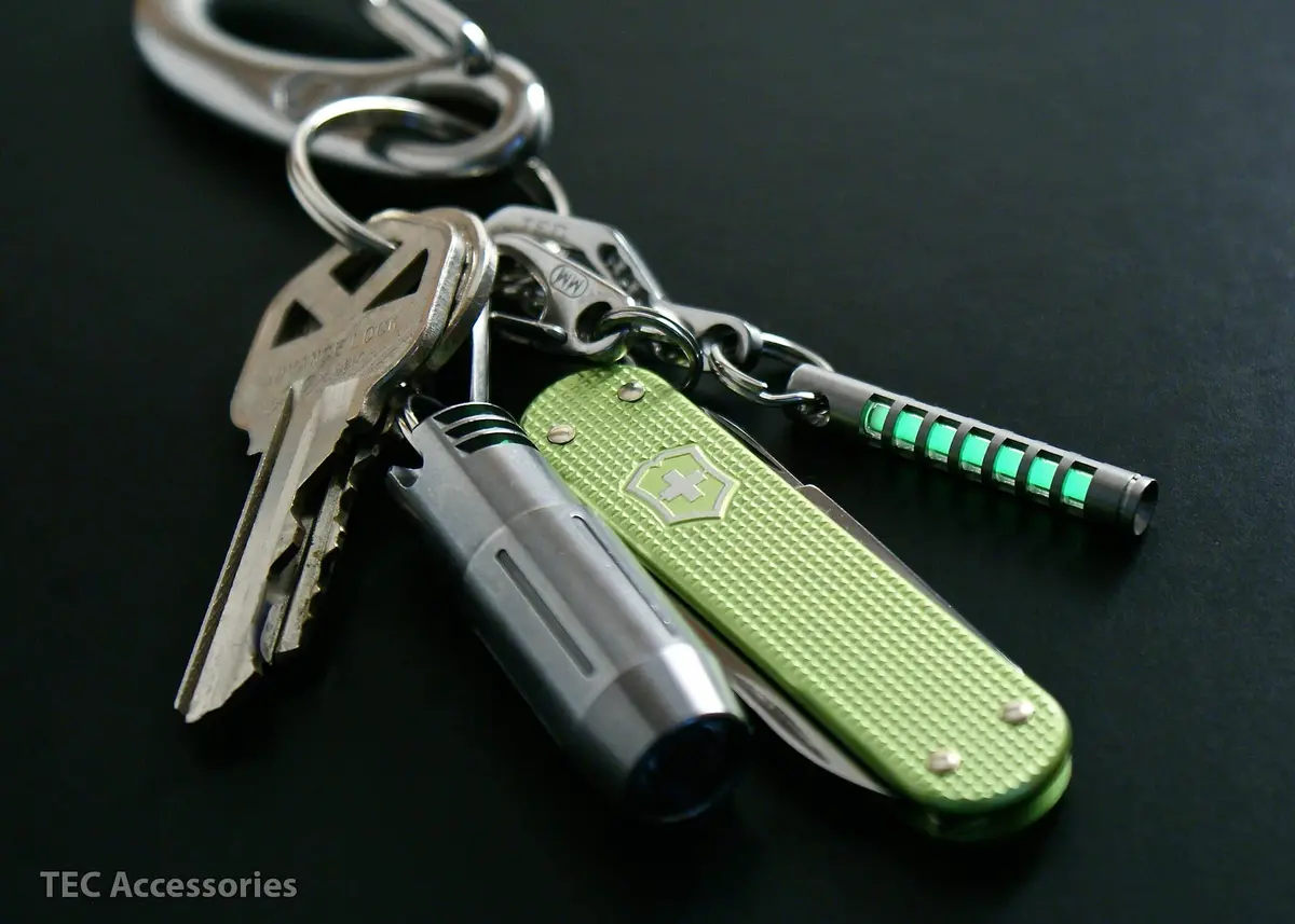 TEC Accessories Isotope S323 Stainless Steel Lantern Housing | Compact Glow Keychain in Silver - view 7