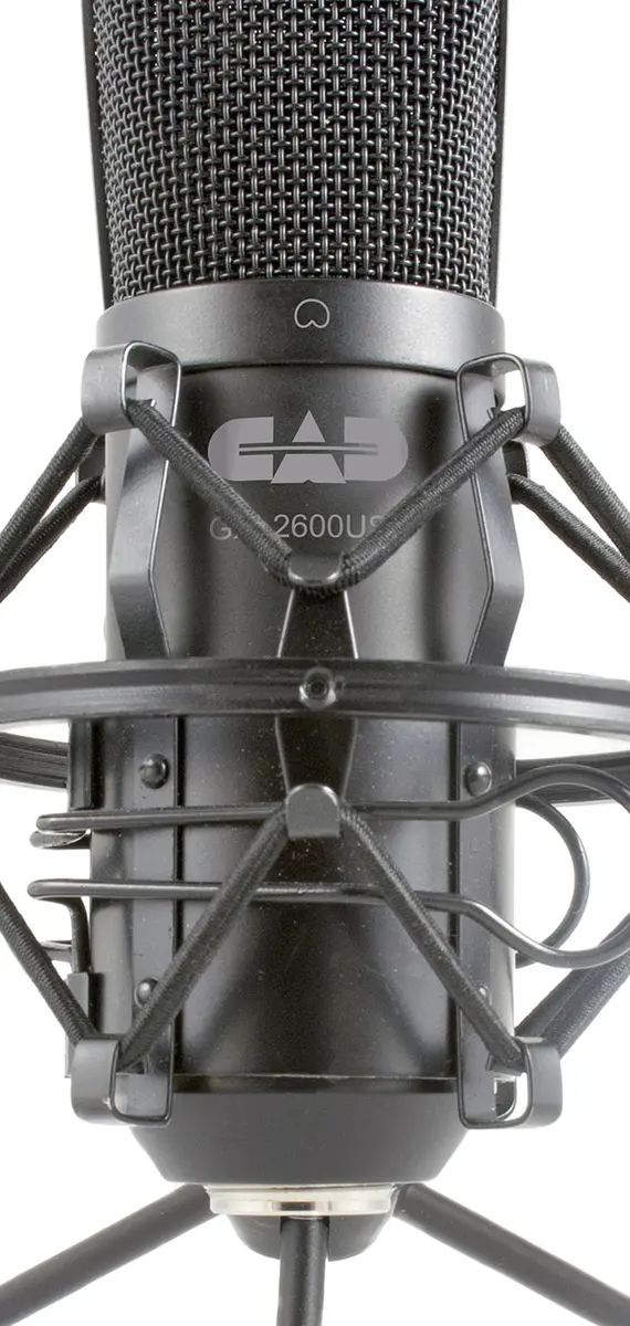 CAD Audio GXL2600USB Large Diaphragm USB Studio Microphone | Cardioid Condenser, 20Hz-20kHz, -35dB Sensitivity - view 2