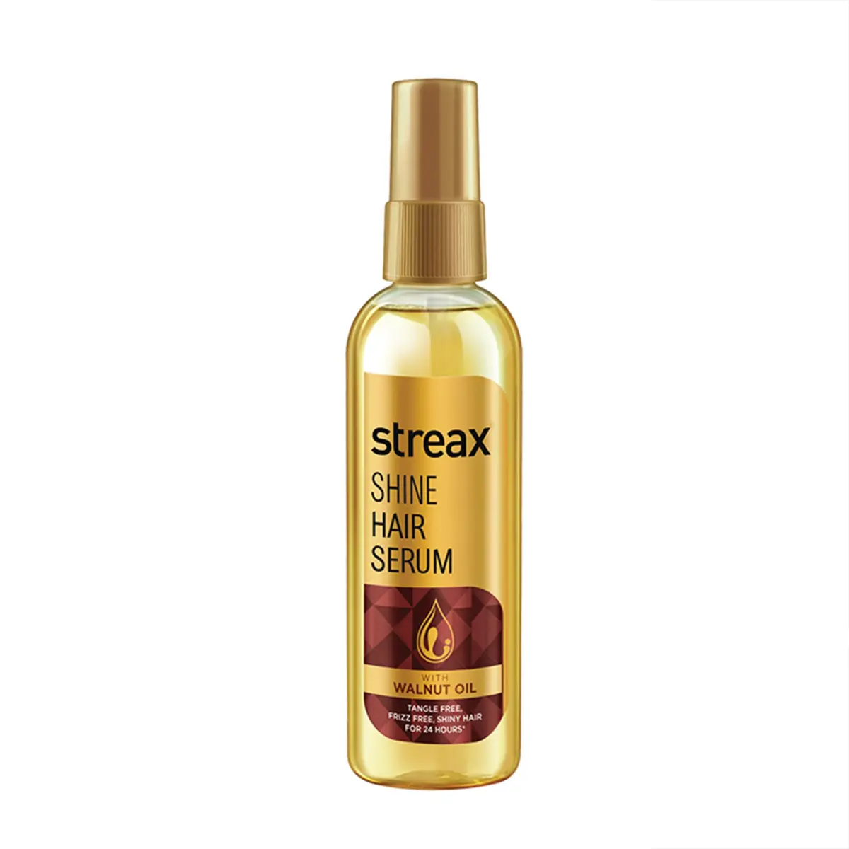Streax Hair Serum with Walnut Oil 115 ml (3.89 fl oz) | Shine & Smoothness - main product image